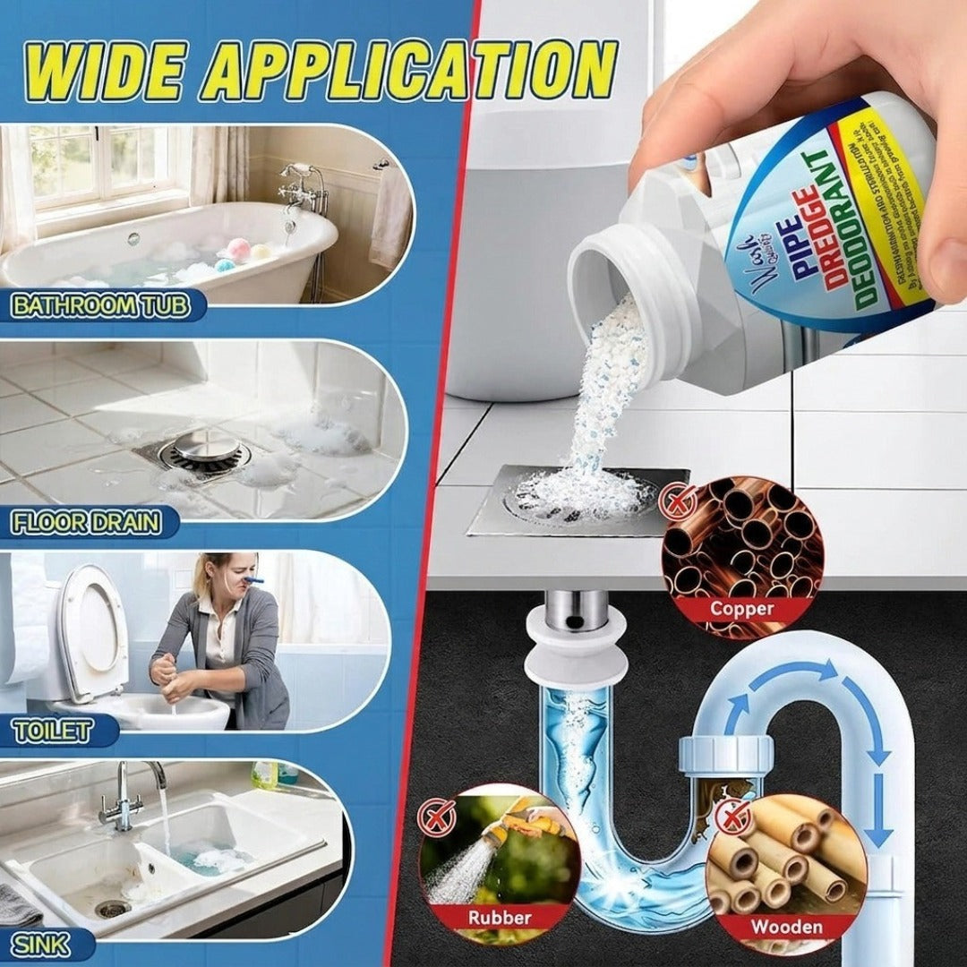 Powerful Drainage, Sinks & Pipes Drain Cleaner Powder