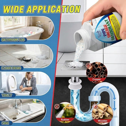 Powerful Drainage, Sinks & Pipes Drain Cleaner Powder