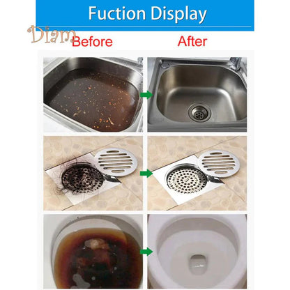Powerful Drainage, Sinks & Pipes Drain Cleaner Powder