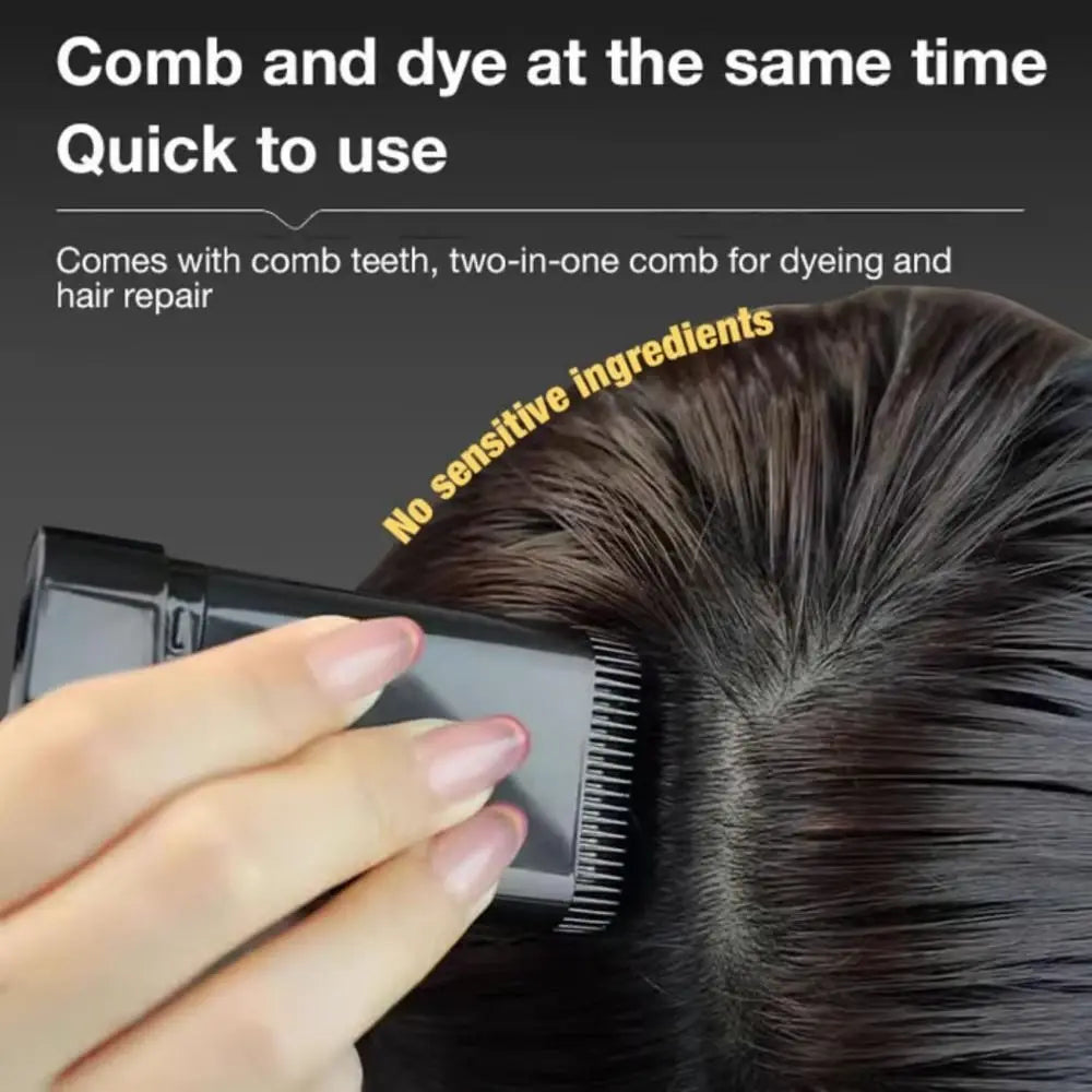 Water And Sweat Proof Hair Comb Dye.